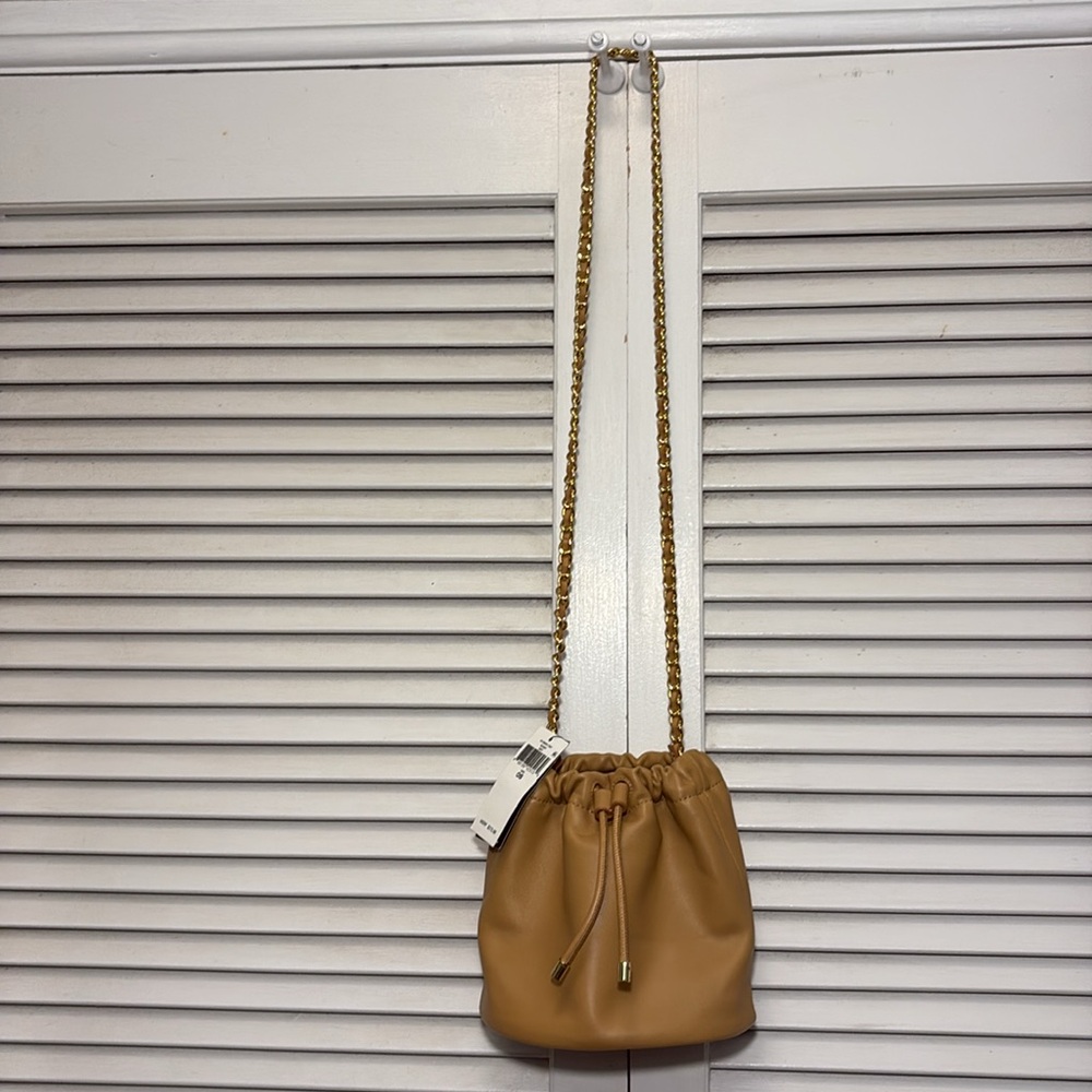 Lauren, Ralph Lauren NWT Drawstring Crossbody Resort Buff - NEW - Picture 2 of 9